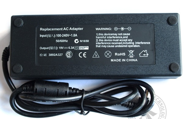 HP 19V 6.3A 120W  adapter