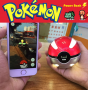 pokemon go pokeball power bank 10000mah with LED light